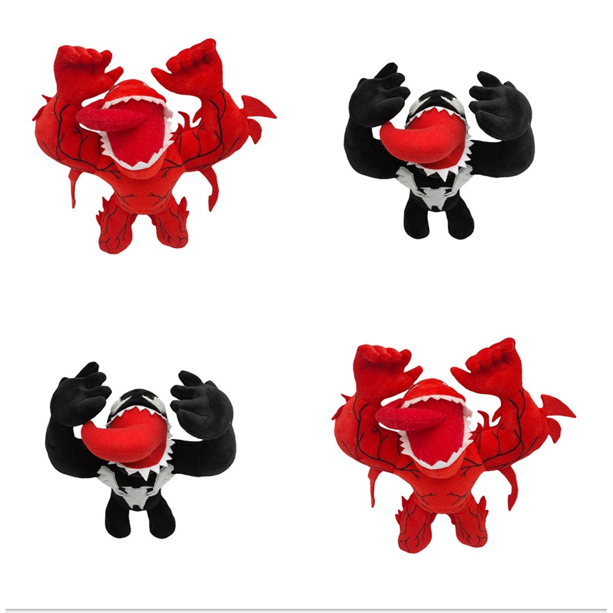 Marvel Character Venom Red Venom Carnage in Movie The Amazing SpiderMan Plush Toy Model for