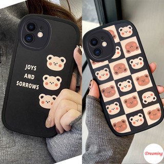 เคสสำหรับ Redmi Note 11 11S 10 10S 9S 9 8 7 10C 10A 9C 9A 9T X3 NFC GT M3 Pro 5G 4G รูปไข่ Big Eye Soft เคสโทรศัพท์ Motif การ์ตูนน่ารักหมี