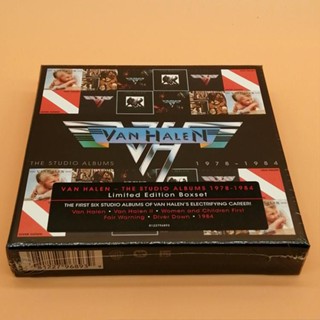 Original STOCK VAN HALEN ALBUMS STUDIO [1978-1984] 6CD album