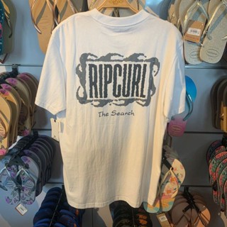 เสื้อยืด ลาย Ripcurl Mind Wave สีขาว