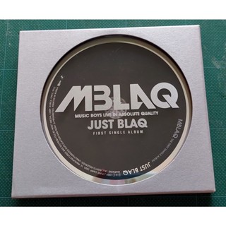 อัลบั้ม MBLAQ - JUST BLAQ Album แกะแล้ว พร้อมส่ง ของแท้ CD Kpop หายาก