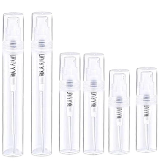 100 ชิ้นพลาสติกใสสเปรย์ขวด 2ML 3ML 5ML 8ML 10ML ขนาดเล็กบรรจุเครื่องสําอาง Atomizer น้ําหอมขวด Atomizing สเปรย์ Liquid คอนเทนเนอร์