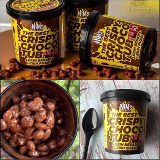 Nims Crispy Choco  โกโก้ครั้นช์ สำเร็จรูป นำเข้ามาเลเซีย ขนมช็อคโกแลต มีสินค้าพร้อมส่ง ขนาด 250