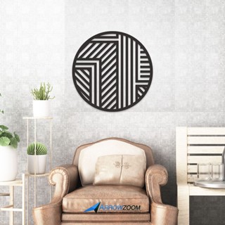 Arrowzoom Zen Wood Wall Art Decor | บล็อกแผงไม้ประติมากรรมตกแต่ง | ห้องนั่งเล่นตกแต่งบ้านสไตล์โมเดิร์น AZ1289