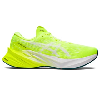 ASICS NOVABLAST 3 WOMEN - SAFETY YELLOW/WHITE - รองเท้าวิ่งทางเรียบ รองเท้าวิ่งผู้หญิง