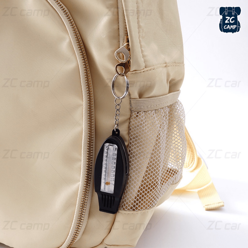 ZC CAMP นกหวีด เข็มทิศ เดินป่า 4in1 เดินทางไกล แว่นขยาย วัดอุณหภูมิ อุปกรณ์เดินป่า - รูปที่ 6