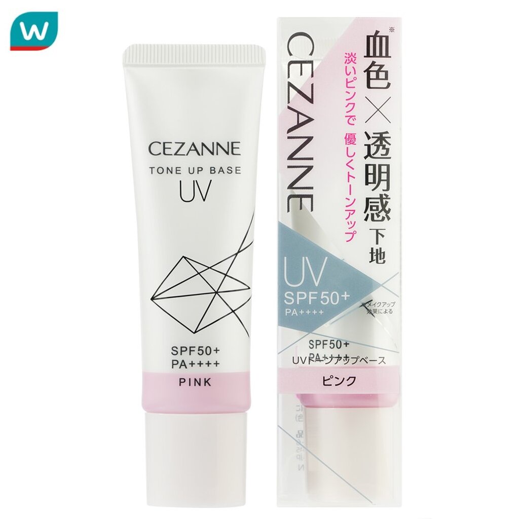 Cezanne เซซานยูวี โทน อัพ เบส พิงค์ SPF50+ PA++++ 30ก. พิงค์