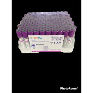 K3EDTA Plastic Vacuum Blood Collection Tubes