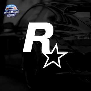 ☪สติกเกอร์ติดฝาถังน้ํามันเชื้อเพลิงรถยนต์ GTA5 Speed R Star Fastest Wangan