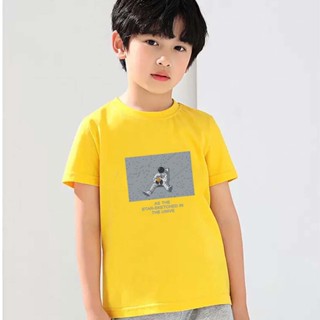 K-2344-SHORT  3สี เสื้อยืดเด็ก เสื้อเด็กแขนสั้นลายน่ารักๆ  เสื้อแขนสั้นลายการ์ตูน