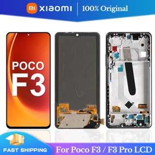 6.67&amp;#39;&amp;#39; ของแท้ กรอบหน้าจอ LCD และหน้าจอสัมผัสดิจิทัล TFT สําหรับ Xiaomi Poco F3 M2012K11AG Pocophone F3