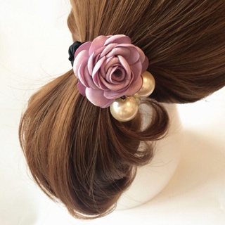 [B_398] Hair Tie Big Rose to Match Flower Big Rose Hair Band Hair Accessories