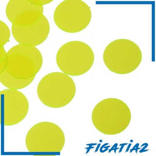 [figatia2] ชิปการ์ดเกมบิงโก พลาสติก คละสี 19 มม. 100 ชิ้น