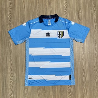 เสื้อบอล Parma ฤดูกาล 2023 เนื้อผ้าโพลีเอสเตอร์แท้ เกรดแฟนบอล AAA