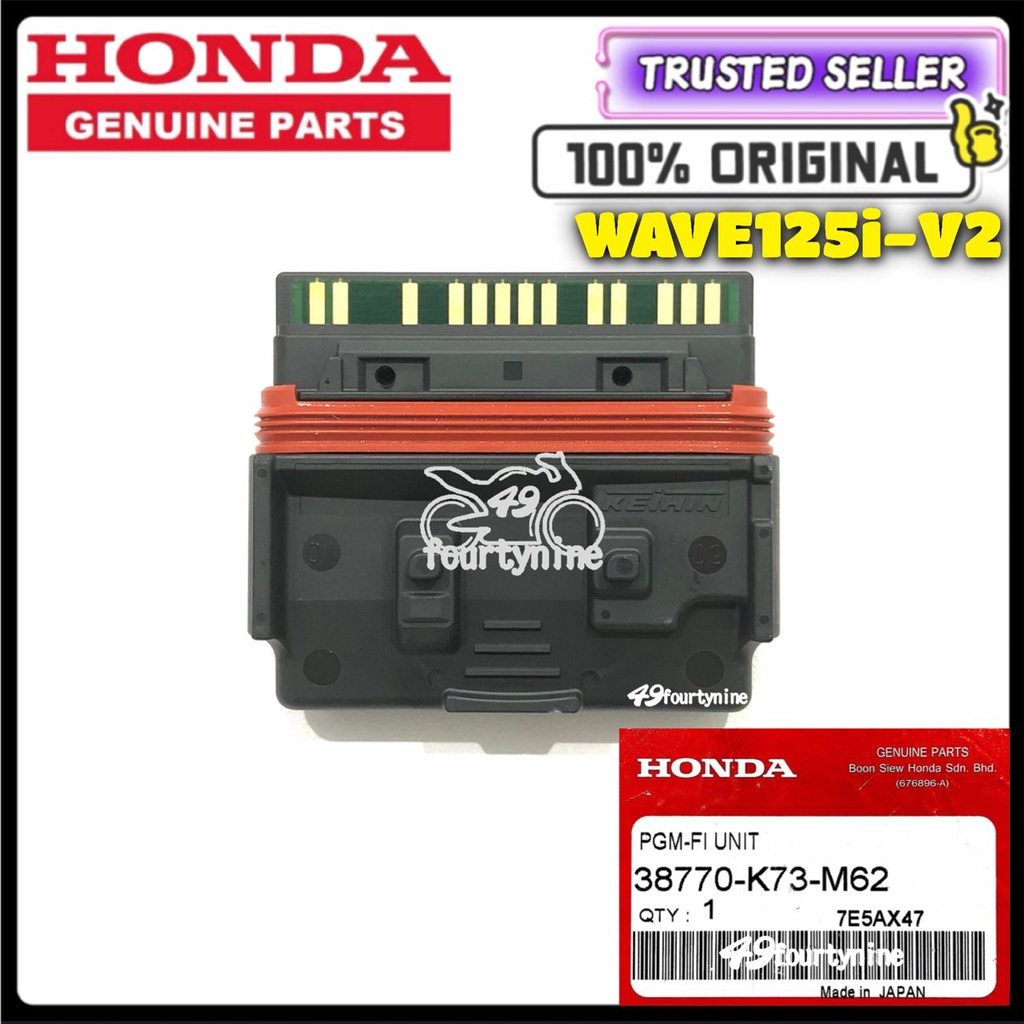 WAVE125i V2 W125FI V2 หน่วยควบคุมเครื่องยนต์ ECU 38770-K73-M62