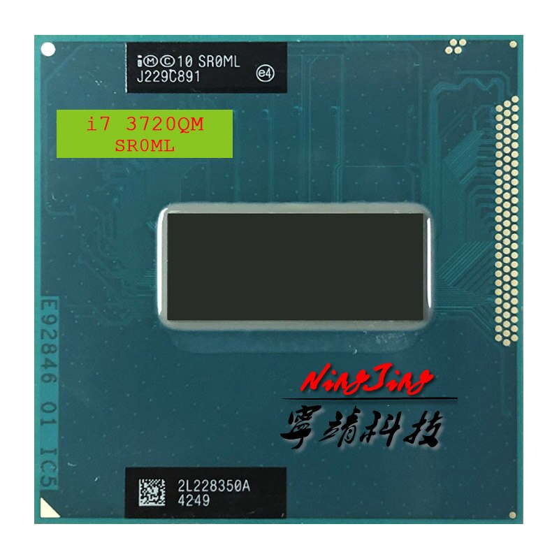 In stock  Intel Core i7-3720QM i7 3720qm sr0ml 2.6 GHz quad-core แปดด้าย CPU โปรเซสเซอร์ 6 M 45 W ซ็