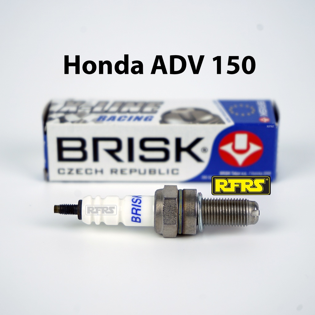 หัวเทียน BRISK X-Line 4 เขี้ยว แกนเงิน Honda ADV 150 (8X21ROA) xline Spark Plug Made in EU
