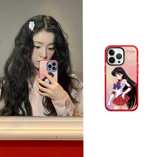 Casetify เคสโทรศัพท์ซิลิโคน TPU แบบนิ่ม ลาย Red Velvet Irene Sailor Mars สําหรับ iPhone 7 8 X XR XS 11 12 13 Mini 14 Plus Pro Max