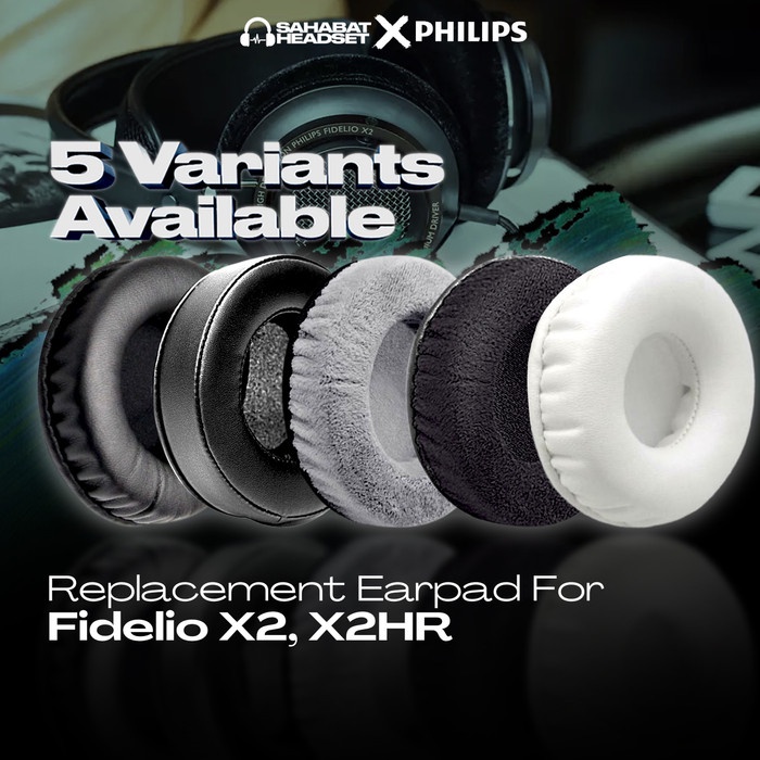 แผ่นโฟมรองหูฟัง สําหรับ Philips Fidelio x2 X2HR x2-hr
