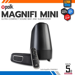 POLK MAGNIFI Mini : Soundbar with Wireless Subwoofer ประกันศูนย์ POWERBUY [ออกใบกำกับภาษีได้] LENNSHOP