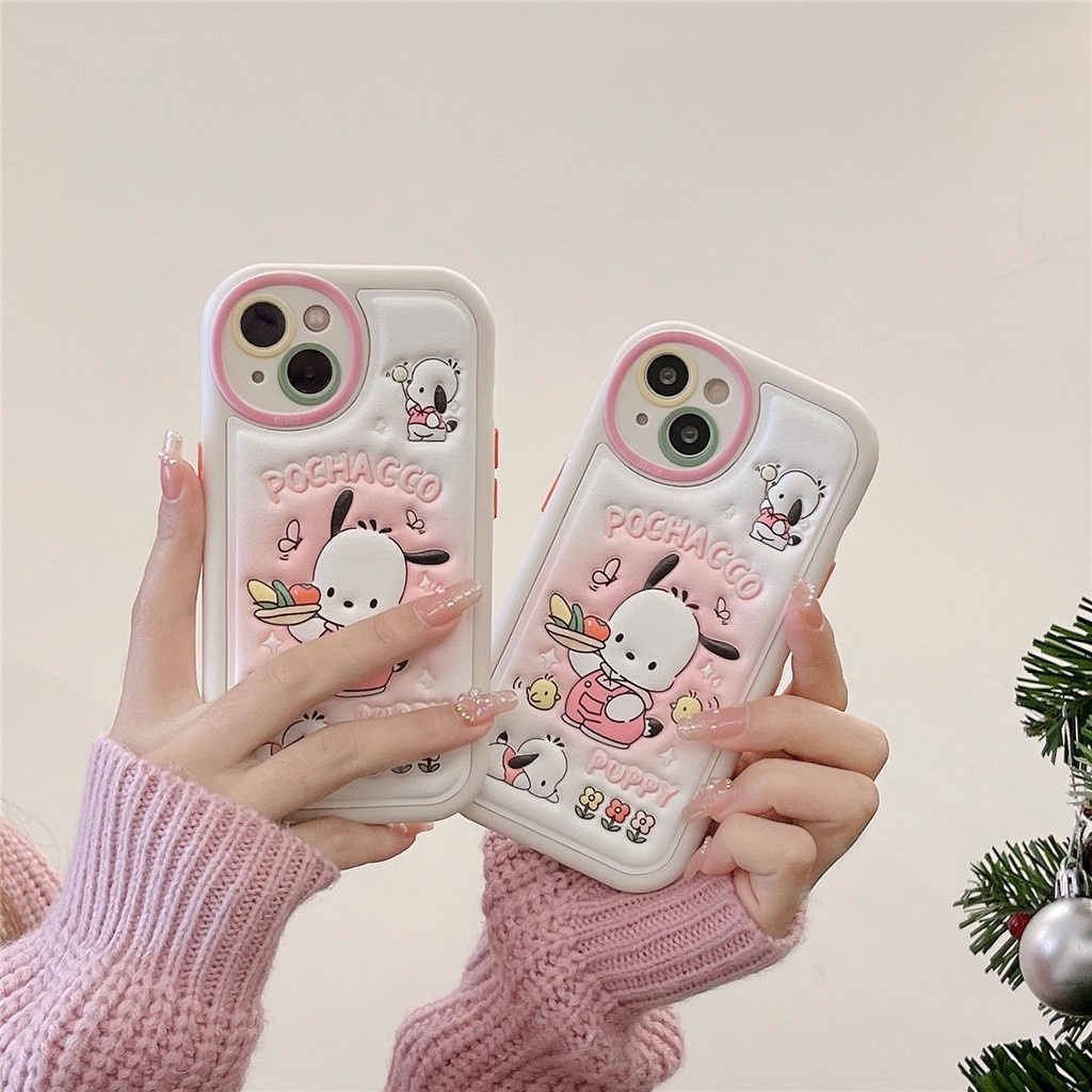 เคสโทรศัพท์มือถือหนัง TPU แบบนิ่ม พิมพ์ลายการ์ตูน สําหรับ iphone 15 Pro Max 14 Pro Max 13 Pro Max 12 Pro Max