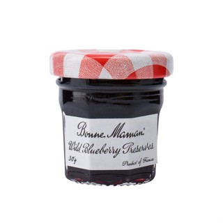 บอนน์มาม็อง แยมไวด์ บลูเบอร์รี่ 30 กรัม - Bonne Maman Wild Blueberry Jam Fruit Spread 30g