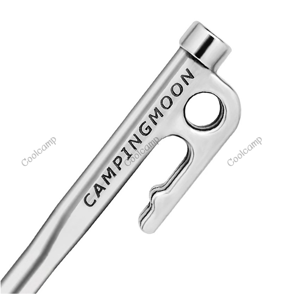 สมอบกสแตนเลส 402 Campingmoon Stainless Steel Nail มีให้เลือกหลายขนาด แข็งแรง ไม่คด ไม่งอ ไม่ขึ้นสนิม - รูปที่ 2