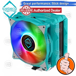 [CoolBlasterThai] Iceberg Thermal IceSLEET G4 OC Teal Multi Compatible Tower CPU Cooler with A-RGB