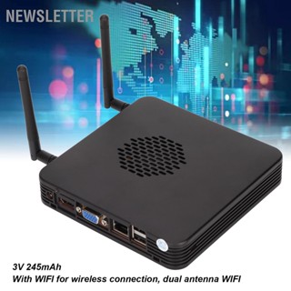 Newsletter คอมพิวเตอร์ Ssd Mini Pc 2.16Ghz เป็น 2.58Ghz Cpu 4Gb Ram 64Gb พร้อมพัดลมระบายความร้อน Wifi คู่ สําหรับ Windows11 100 240V