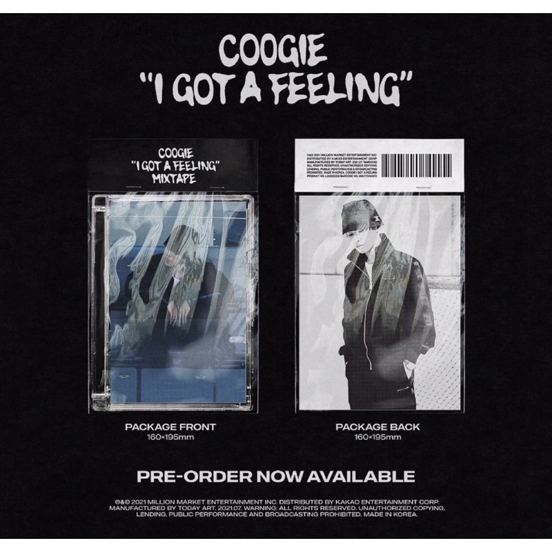 COOGIE I GOT A FEELING (sealed)