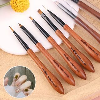 【AG】Nail Painting Pen Soft Bristles Handle Convenient Easy Apply Grip Comfortable Labor-saving