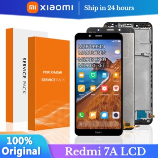 5.45&amp;#39;&amp;#39; อะไหล่หน้าจอสัมผัสดิจิทัล LCD พร้อมกรอบ แบบเปลี่ยน สําหรับ Xiaomi redmi 7a redmi 7a