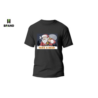 #ถูกสุด CM000เสื้อยืดสกรีนลายซานต้าคลอส เสื้อสกรีนคริสต์มาส santa claus christmas PHBRAND