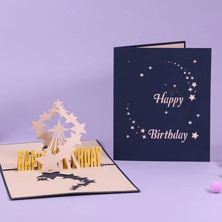 พร้อมส่ง ขายดี มี32แบบ การ์ดอวยพรวันเกิด🎂 Birthday Card Pop up 3D ป๊อปอัพ 3มิติ