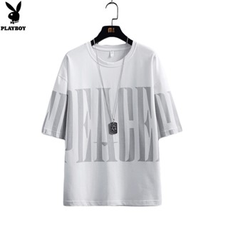 Playboy Youth Fashion Short Sleeve T-shirt Summer Undercoat