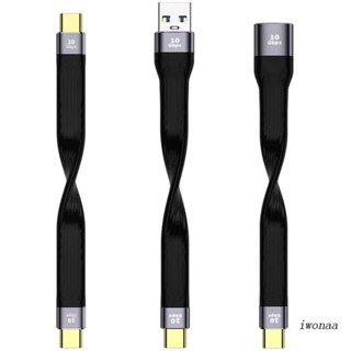 Iwo สายชาร์จ Type C เป็น Type C USB ชาร์จเร็ว สําหรับโทรศัพท์มือถือ และอื่น ๆ