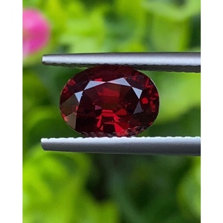 พลอย โรโดไลต์ กาเน็ท Rhodolite Garnet 2.58 กะรัต Cts.พลอยแท้ อัญมณีมงคลประจําวันเกิด เครื่องประดับพลอย