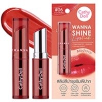 Cathy Doll Wanna Shine Lip เคที่ดอลล์ วันนาไชน์ลิป  สัมผัสชุ่มชื่น ลิปปากฉ่ำ