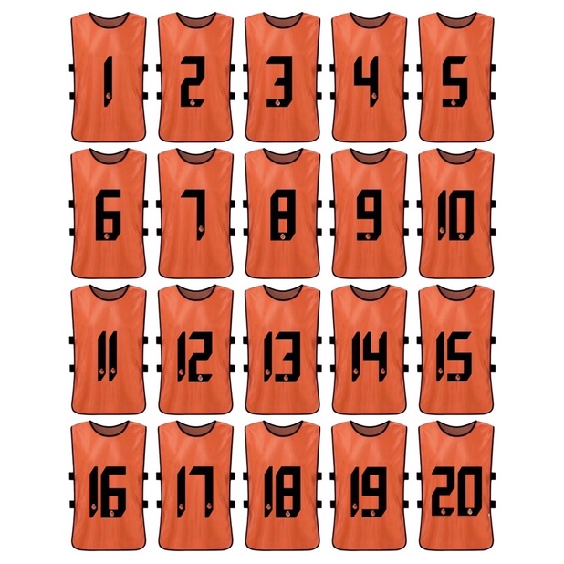 เสื้อเอี่ยมกีฬา เสื้อซ้อมบอล 💥แพ็ค7ตัว พร้อมส่ง คุ้มสุดๆ💥 - รูปที่ 7