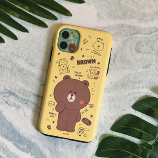 🌈 พร้อมส่ง ❤️ Line Friends Brown Bumper Case เคสหมีบราวน์ ลิขสิทธิ์แท้ (11 Pro/Note 10+)