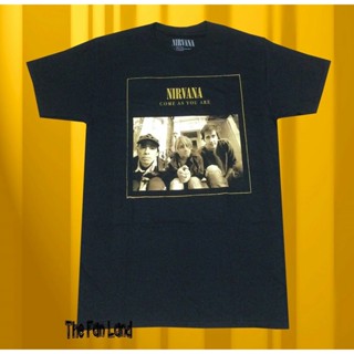 [COD] {พร้อมส่ง เสื้อยืดผ้าฝ้าย 100% พิมพ์ลาย Nirvana Come As You 1991 โอเวอร์ไซซ์ ไซซ์ XS-6XL ของขวัญคริสต์มาส สํา