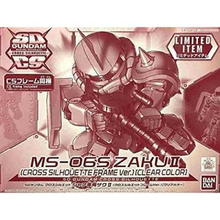 Bandai SDCS MS-06S Chars Zaku II (Clear Color) 4573102604484 (Plastic Model)