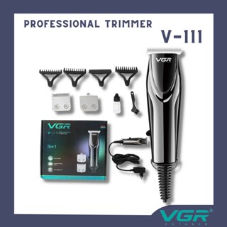 VGR navigator professional trimmer set 3 in 1 ปัตตาเลี่ยนตัดแต่งทรงผมและหนวดเครา จอน รุ่น V-111