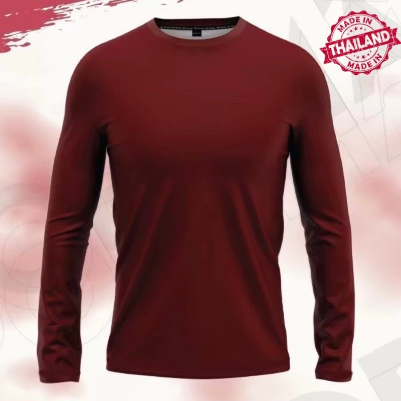 เสื้อแขนยาวสีพื้น ผ้าไมโคร กันแดด กันลม ระบายอากาศ thumbnail 6