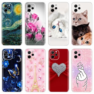 เคสโทรศัพท์ซิลิโคน TPU แบบนิ่ม ลายแมวน่ารัก สําหรับ Huawei Nova Y61 2022 NovaY61 Y 61 4G EVE-LX9 EVE-LX3