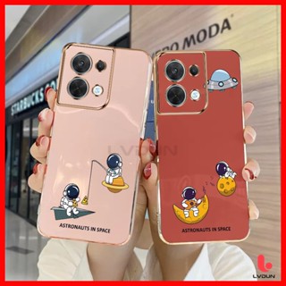 เคส OPPO Reno8 5G Reno8Z 5G Reno7Z 5G A31 A53 A9 2020 A5 2020 A3S A5S A12 A7 F9 Astronaut Soft Case 2B-XQ