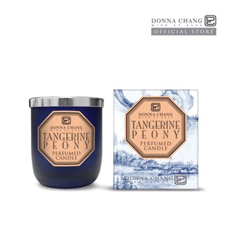 DONNA CHANG TANGERINE PEONY Perfumed Candle 250 g. ดอนน่า แชง เทียนหอมกระจายกลิ่น น้ำหอมปรับอากาศ น้ำหอมบ้าน เทียนแก้ว