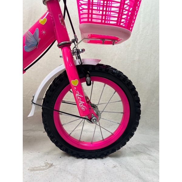 จักรยานเด็ก12”อายุ2-6ปีล้อยางเติมลมเหล็กมีตะกร้าจักรยานเบาะซ้อนท้ายเบาะนิ่มเหมาะสำหรับเด็กผู้หญิง-ผู้ชายอายุ2-6ปีรุ่น114 - รูปที่ 5