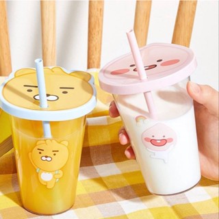 daisokorea - kakao friends apeach แก้วน้ำ ชุดช้อนเกาหลี กล่องข้าว ถุงผ้า