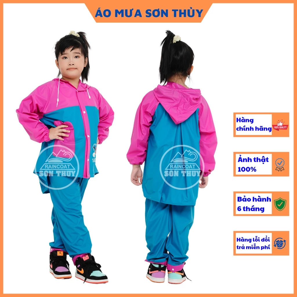 ชุดเสื้อกันฝนเด็ก Son Thuy PVC thumbnail 5